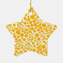 Weihnachtsstern mit Pünktchen, Punkte Spots Points Ornamente