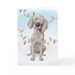 Weimaraner Christmas cards