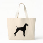 Weimaraner Dog (in black) bags