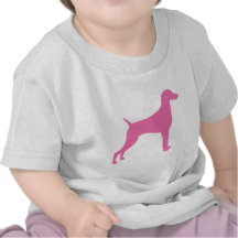 Weimaraner Dog (in pink) Tees