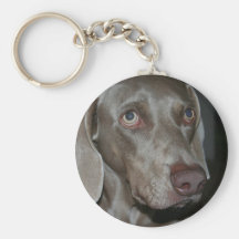 Weimaraner Dog Keychain