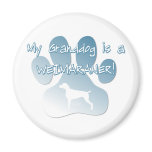 Weimaraner Granddog magnets