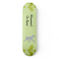 Weimaraner ~ Green Leaves Design