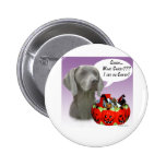 Weimaraner Halloween Candy Pinback Buttons