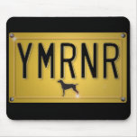 Weimaraner Nation : YMRNR License Plate mousepads