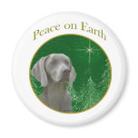 Weimeraner Peace on Earth - Magnet