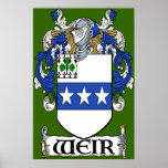 Weir Coat of Arms Print