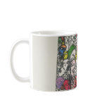 Weird art mental patient mugs