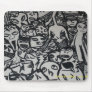 Weird art mouse pad mental patient original art