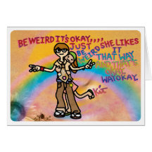 weird calling. greeting cards