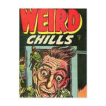 Weird Chills Comic book postcards