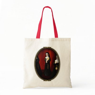 Weird Nuns Canvas Bag by opheliasart