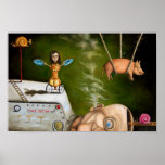 weird science -the robot factory print