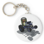 Weird Wheels Mad Brain Keychain