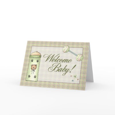 Welcome Baby Card by myhmdbaby
