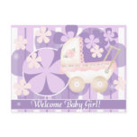 Welcome Baby Girl postcards