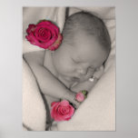 welcome baby girl posters