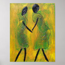 Welcome Back - African Art Print
