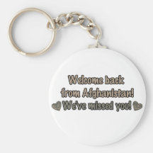 Welcome Back from Afghanistan Key Chain