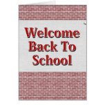 Welcome Back To School cards