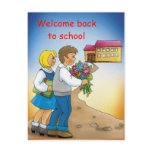 Welcome back to school - Postcard