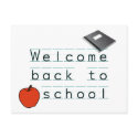Welcome Back To School postcards