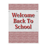 Welcome Back To School postcards