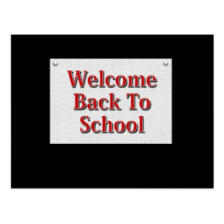 Welcome Back To School Postcards Welcome Back To School Postcard Templates Zazzle Uk Welcome Back To School Postcard Template