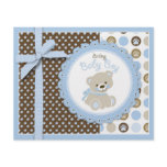 Welcome Bear Boy Advice Card Full Color Flyer