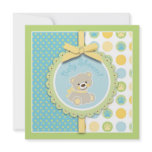 Welcome Bear Invitation Square