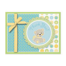 Welcome Bear TY Postcard