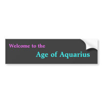 Welcome bumper sticker