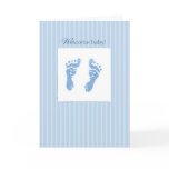 Welcome, Congratulations Baby Boy Greeting Cards