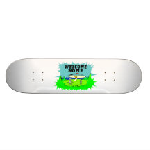 Welcome Home Aliens Skate Deck