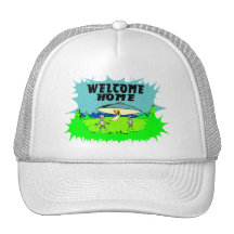Welcome Home Aliens Trucker Hats