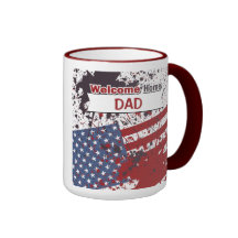 Welcome Home Dad, Military Coffee Mug
