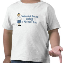 Welcome Home Daddy Air Force Brat (Daughter) Tees