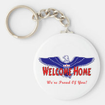 Welcome Home From The Military Key Chains