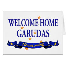 Welcome Home Garudas Greeting Card