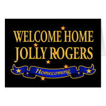 Welcome Home Jolly Rogers Greeting Card