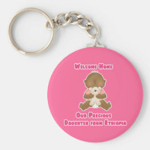 Welcome Home Our Precious Daughter Keychain