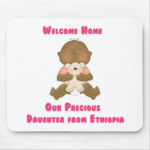 Welcome Home Our Precious Daughter Mouse Mat