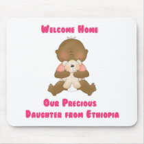Welcome Home Our Precious Daughter Mouse Mat