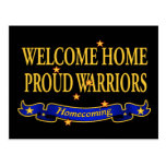 Welcome Home Proud Warriors Postcard