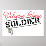 Welcome Home Soldier Poster posters