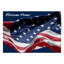 Welcome Home! & Thank You -Military Greeting Card