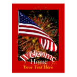 Welcome Home Troops Postcard