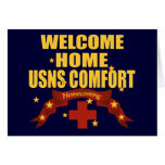 Welcome Home USNS Comfort cards