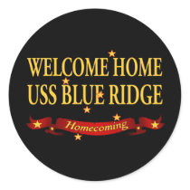 Welcome Home USS Blue Ridge stickers