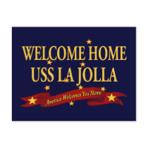 Welcome Home USS La Jolla Post Card